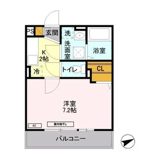 セジュールウィステリア【2階】の間取り