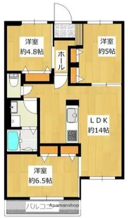 ブランメゾンA【2階】の間取り