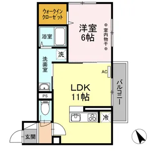 グリーンゲート【2階】の間取り
