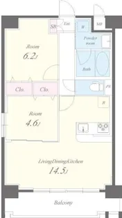 モンテジョア【9階】の間取り
