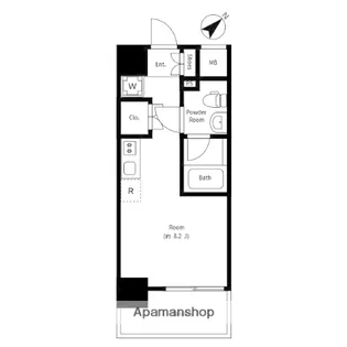 RELUXIA横濱反町【5階】の間取り