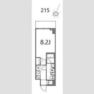 ティーステージジェイアール浜川崎【2階】の間取り