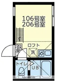 ユナイトファーストブランチ金沢【1階】の間取り