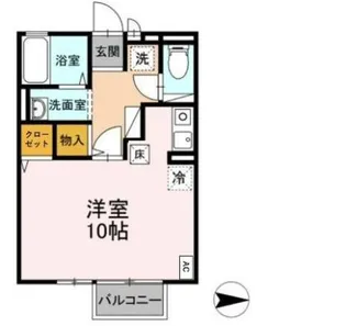 スペース北谷【1階】の間取り