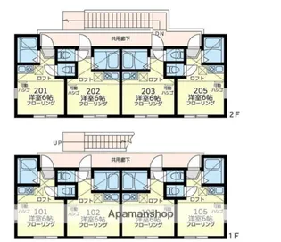 ユナイト別所ベルナールブッフェ【1階】の間取り