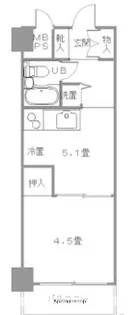 ダイアパレス生麦第3【11階】の間取り