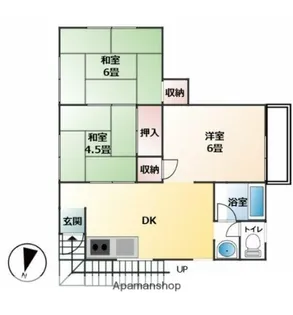 桑原アパート【2階】の間取り