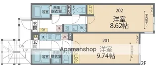 カインドネス相模大野【2階】の間取り