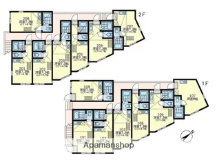 ユナイト六浦セグラーテ【2階】の間取り