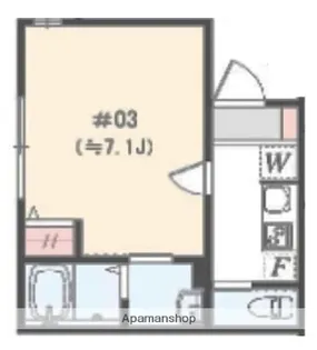 アザーレ・パッシオ本厚木A【1階】の間取り