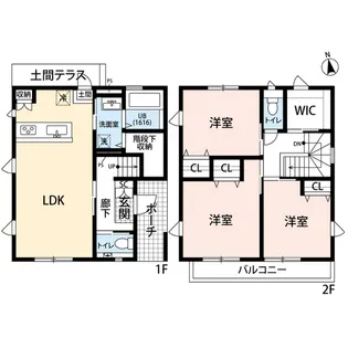 神奈川県鎌倉市長谷3丁目【一戸建】の間取り