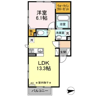 シャルム【2階】の間取り