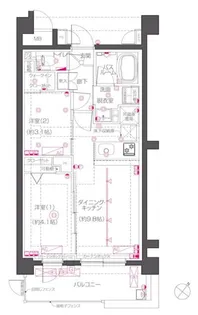 ZOOM下丸子【1階】の間取り