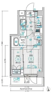 1Kの間取り画像