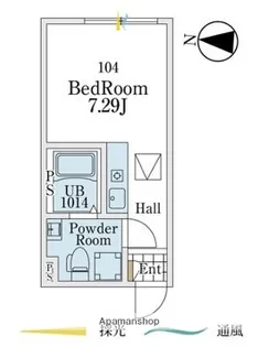 コンフォルト川崎【1階】の間取り