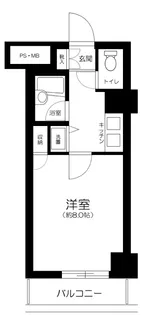 神奈川県横浜市神奈川区青木町【マンション】の間取り