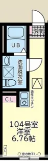 ラトゥール橋本【1階】の間取り