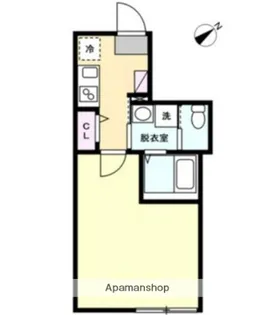 ベイルーム長津田フロント【2階】の間取り