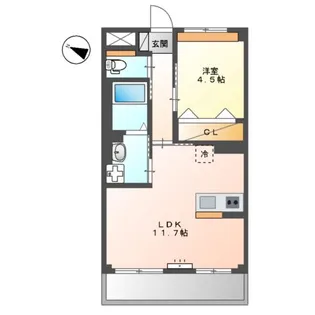 ATB松之内【2階】の間取り