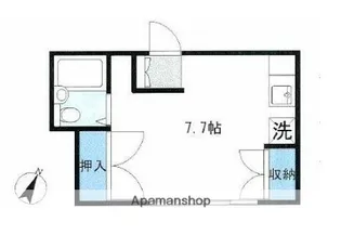サンクレスタ三富【1階】の間取り