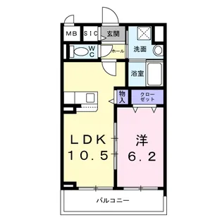 STELLA日吉【3階】の間取り