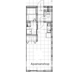 ビリーブ大津【1階】の間取り
