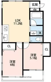 FUJISAWA BASE【3階】の間取り