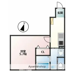 キトラハイム大和【3階】の間取り