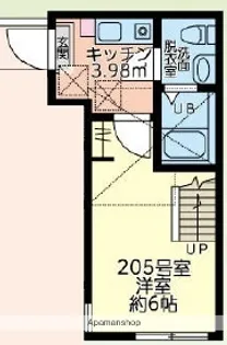 リアンスコートRS【2階】の間取り