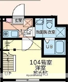 リアンスコートRS【1階】の間取り