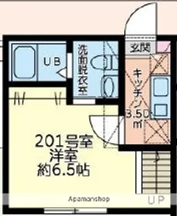 リアンスコートRS【2階】の間取り