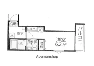 うみかぜハイツⅡ【1階】の間取り