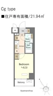 SHOKEN RESIDENCE 横浜鶴見V【1階】の間取り