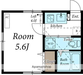 BRANCH二俣川【2階】の間取り