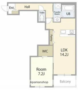 クイーンズ6【3階】の間取り