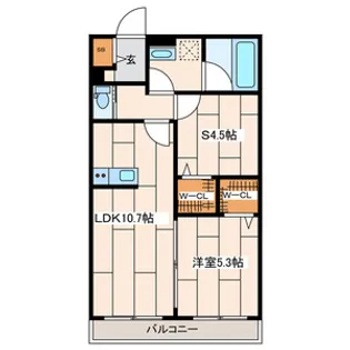さくら十番館【2階】の間取り