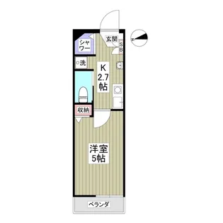 カーサネロディミッレ【2階】の間取り
