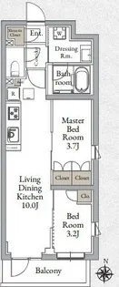 LIVECASA千鳥町【1階】の間取り