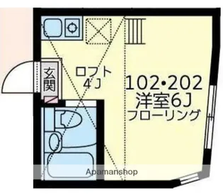 ユナイト上中里ジェイミー【1階】の間取り