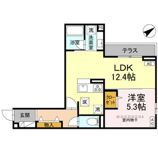 アルスフィルド相模原【1階】の間取り