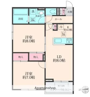 SOLANAⅡ【1階】の間取り