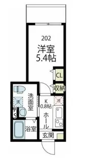ZEHマンションⅡ【202号室号室】の間取り