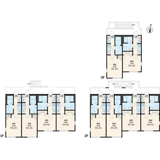 岩井テラス【301号室】の間取り