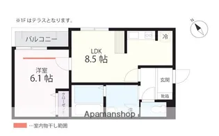 QUIET CRAB HOUSE MIX山手(仮)【1階】の間取り