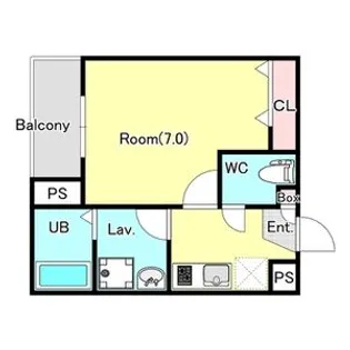 ジーメゾン伊勢原東大竹【2階】の間取り
