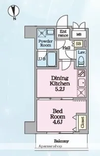 HY’S TSURUKAWA【2階】の間取り