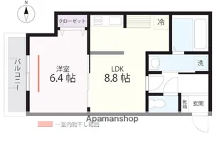 QUIET CRAB HOUSE鎌倉サーフ【3階】の間取り