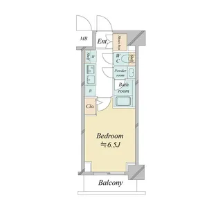 ドゥーエ新横浜【4階】の間取り