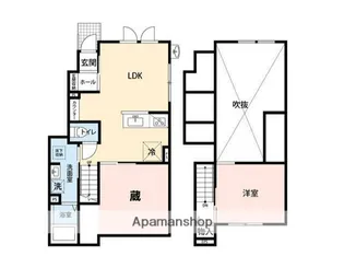 由比ヶ浜BASE【1階】の間取り