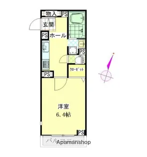 ソレアーレ三浦海岸B棟【2階】の間取り